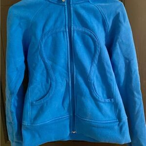Lulu lemon scuba Blue Zip-Up Hoodie